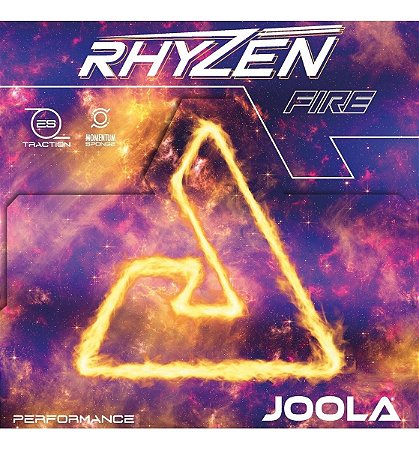 Borracha Joola Rhyzen Fire Cor Azul Tênis Mesa Profissional