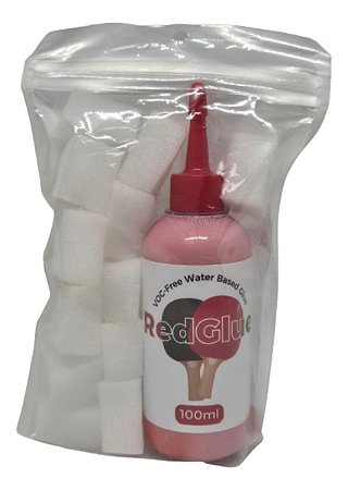 Tubo de Cola para Borracha Tenis Mesa Red Glue 100ml A Base De Água