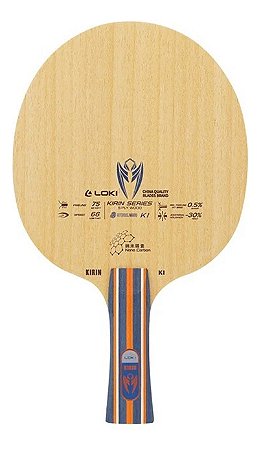 Raquete Loki Wang Hao K1 - Carbon Clássica FL Tênis De Mesa