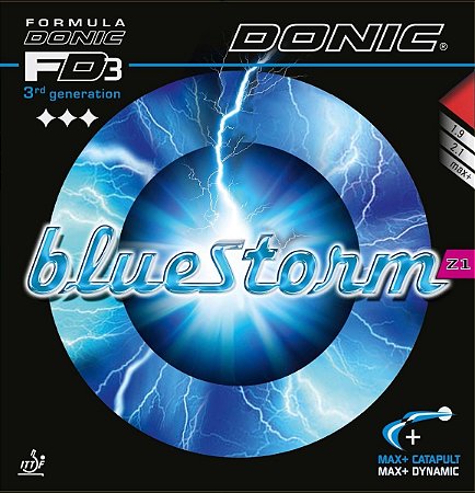 Borracha Donic - Bluestorm Z1 (Esponja Azul Hard)