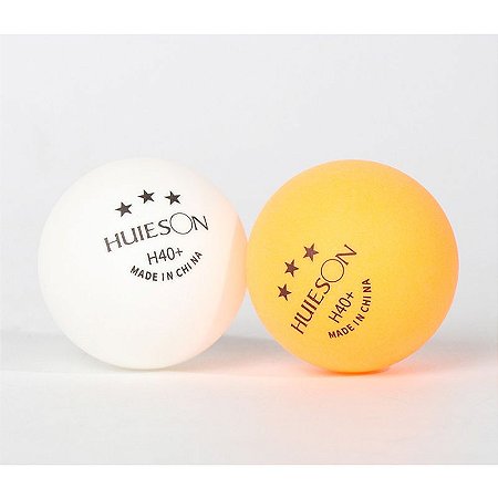 Bolas Huieson - Novo Plástico ABS H40+ 3 estrelas 10 unidades - Tênis de  Mesa Store - Loja de Produtos para Tênis de Mesa e Ping Pong