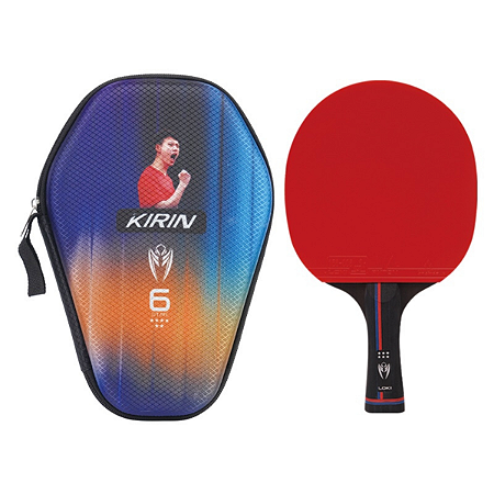 Raquete Tenis Mesa Profissional 6 Estrelas Loki K6 Aprovado ITTF + Capa de Proteção