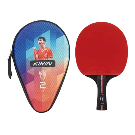 Raquete Classica Completa Tênis de Mesa 2 Estrelas Loki K2 Aprovado ITTF + Capa
