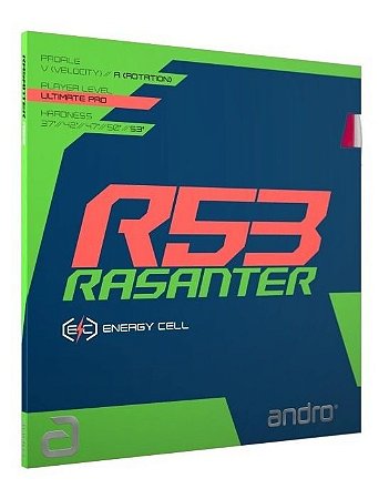 Borracha Lançamento 2019 - Andro Rasanter R53 Tênis De Mesa