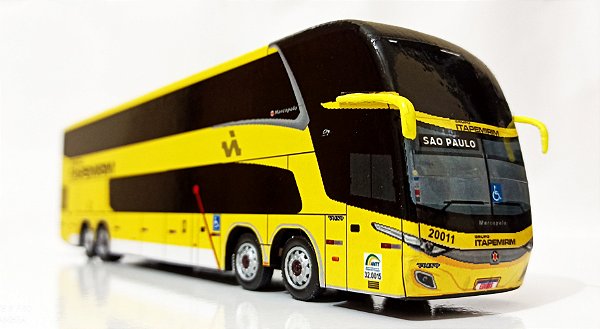 Miniatura De Ônibus Da Itapemirim Marcopolo New G7 DD 1800 Exclusiva 1/64