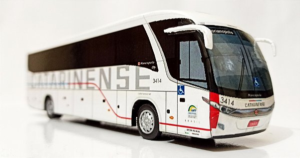 Miniatura De Ônibus Da Catarinense Marcopolo G7 Exclusiva 1/64
