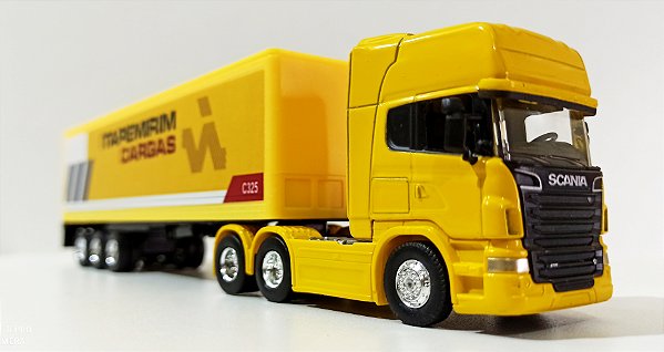 Miniatura De Caminhão Scania V8 R730 da Itapemirim Cargas Exclusiva 1/64