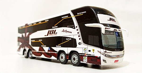 Miniatura de Ônibus da JBL Marcopolo G7 DD 1800 Exclusiva 1/64