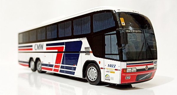 Miniatura de Ônibus Marcopolo G5 CMW Transportes Exclusiva 1/64