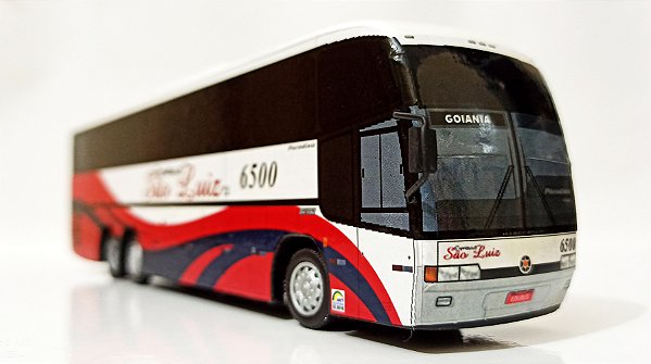 Miniatura De Ônibus Da Expresso Sao Luiz Marcopolo G5 Exclusiva 1/64