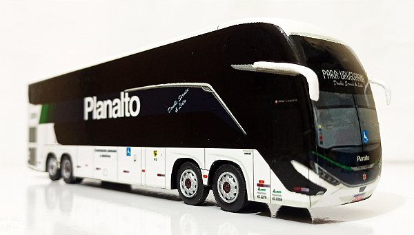 Miniatura De Ônibus Da Planalto 2025 Marcopolo G8 DD 1800 Exclusiva 1/64