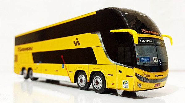 Miniatura De Ônibus Itapemirim Comil Campione Invictus DD Exclusiva 1/64