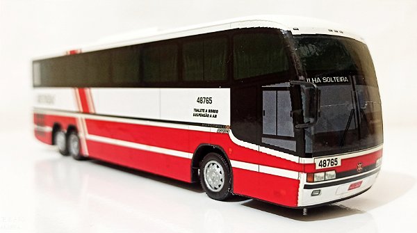 Miniatura De Ônibus Da Reunidas Paulista Marcopolo G5 Exclusiva 1/64