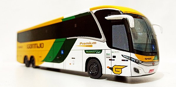 Miniatura De Ônibus Da Gontijo Marcopolo New G7 Exclusiva 1/64