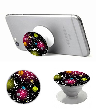 Pop Socket - Espaço - Naty Case - Capinhas personalizadas