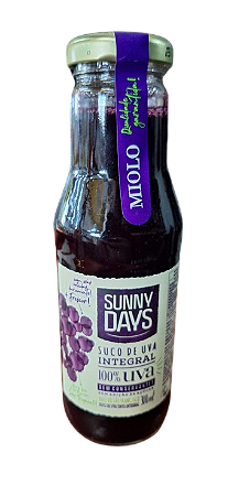 Suco De Uva Tinto Integral Sunny Days Miolo 300ml