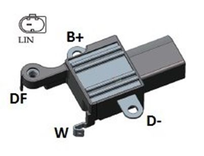 Regulador de Voltagem BMW Z4 X1 X3 Fiat Uno Way 1.3 2017 Denso