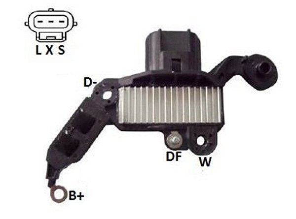 Regulador de Voltagem Fiesta KA EcoSport Courier Escort Motor Motorcraft