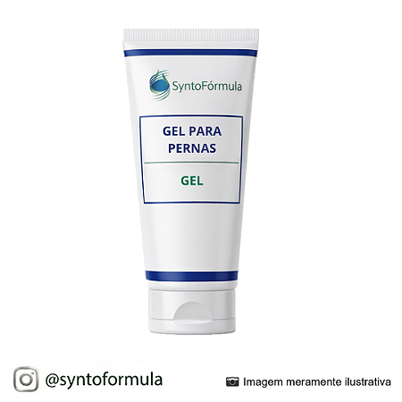 GEL PARA PERNAS (Ext. de Castanha da Índia + Ext. de Arnica + Ext. de Centella Asiática + Ext. de Ginkgo Biloba + Cânfora + Mentol - Gel)