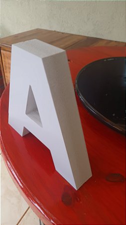 Letra Caixa 20 cm altura em Pvc Expandido para Paineis, Fachadas e Decoração