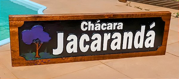 Placas para fazendas, sítios e chácaras. 2 m x 30 cm