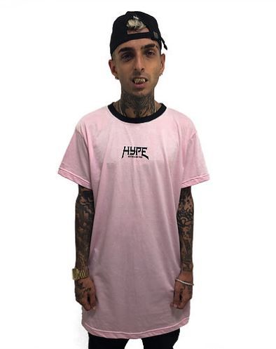 Camiseta Hype - Rosa Bebê