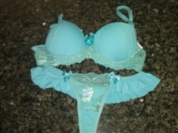 conjunto azul  tamanho P