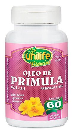 Óleo De Prímula - Unilife - 60 Capsulas