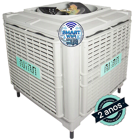 Climatizador Evaporativo industrial Modelo NI23AS para áreas até 250m² com 2 anos de garantia