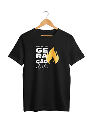 Camiseta Cristã Geração Eleita Baseado 1 Pedro 2;9