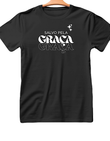 Camiseta Salvo Pela Graça Moda Cristão
