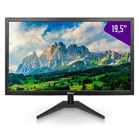 Monitor SKUL 19,5" HD 1600x900 Led 5ms HDMI+VGA - SM1955MS