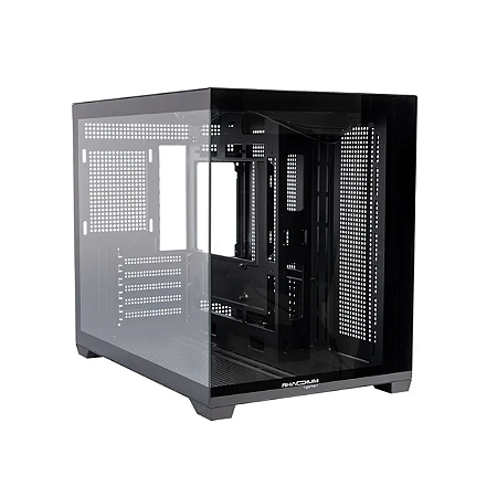 Gabinete Gamer Rhadium Guaraci V2 Micro ATX sem Fonte RHA-GAB-0007 Preto