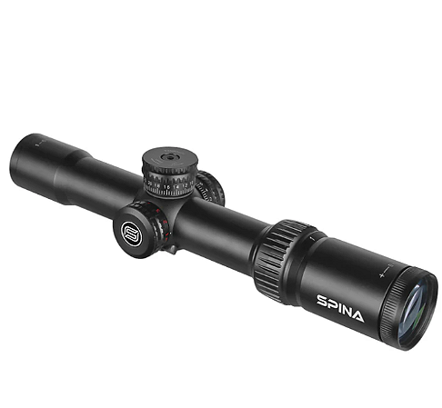 Luneta SPINA 1-6x28 SFP HD Iron Claw Com Mount P/ Trilho 20mm