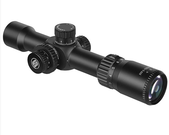 Luneta SPINA 3-15x32 FFP HD SFIR Falcon Point Com Mount P/ Trilho 11mm