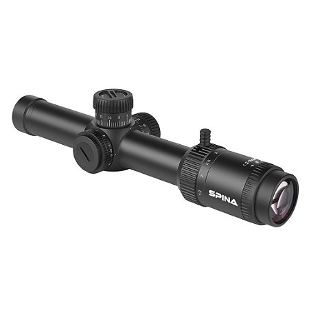 Luneta SPINA 1.2-6x24 SFP HD Mod. 2321 Com Mount Perfil Baixo P/ Trilho 20mm
