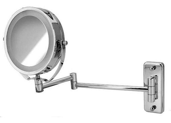 Espelho Articulado 360º Luz Led Aumento 5x Maquiagem JM315