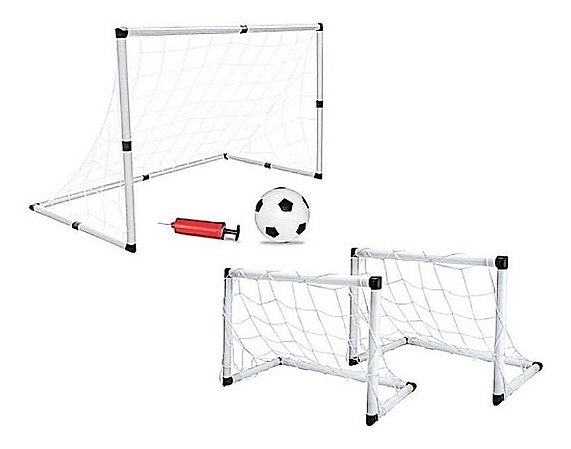 Brinquedo Trave Gol Golzinho Futebol Bola 2 Em 1 DMT5937