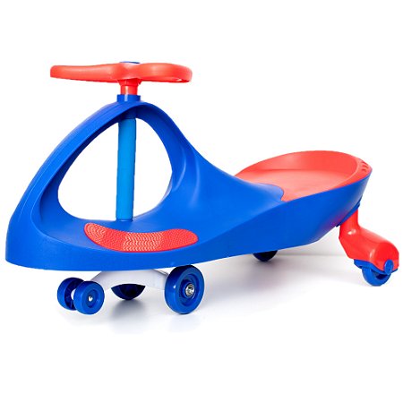 Carrinho Rolimã Supercar 100kg Triciclo Infantil Volante 360°