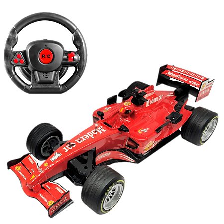 Carro Controle Remoto Volante Super Racing Corrida Fórmula 1