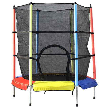 Cama Elástica Pula Pula Divertido 1,4m Trampolim Até 100kg