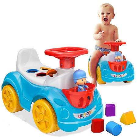 Totoka Pocoyo Boneco Motoca Velotrol Triciclo Infantil Bebê