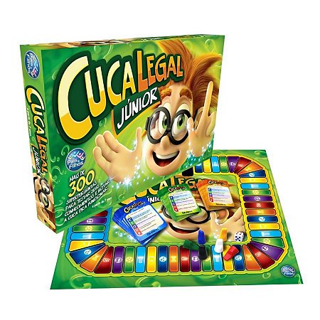 Cuca Legal Junior Jogo Tabuleiro Perguntas Amigos Família