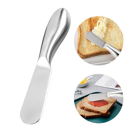 Espátula Para Manteiga Pastas Geleia Patê Inox 13cm Cozinha