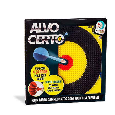 Jogo De Dardos Brinquedo Alvo Certo Infantil Família Amigos