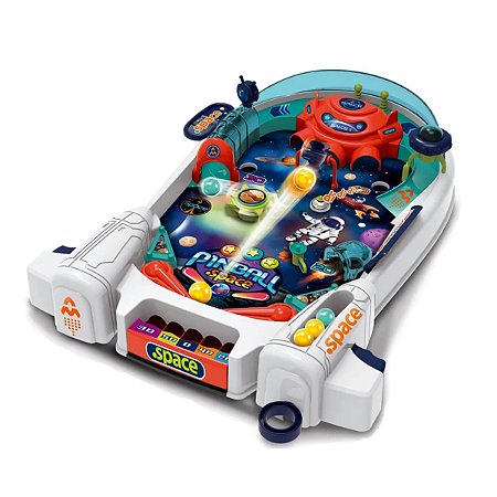 Pinball Espacial Brinquedo Fliperama Retro Infantil Arcade