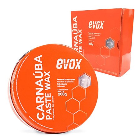 Cera Em Pasta Carnaúba Polidora Protege A Pintura Evox 200g