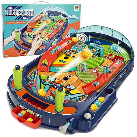 Jogo Fliperama Pinball Brinquedo Retro Multi Sports Infantil