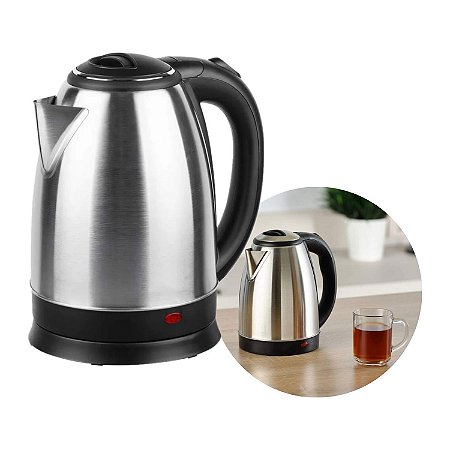 Chaleira Jarra Elétrica 1,8L 110V Aquecimento Rápido 1200W