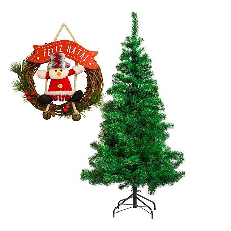 Árvore Natal 800 Galhos Decoração Grande Cheia 2,1m + Brinde